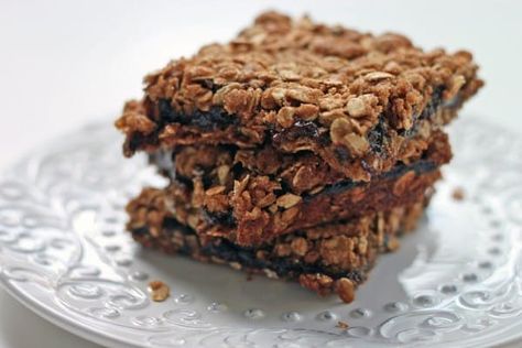 Plum Bars, High Fiber Snacks, Blueberry Crumble Bars, The Chew Recipes, Plum Recipes, Dried Plums, Crumble Bars, The Chew, High Fiber Foods