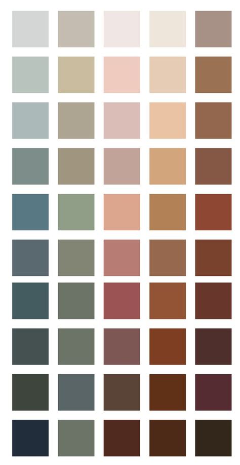 Earth Tone Color Palette, Color Design Inspiration, House Color Palettes, Earth Tone Color, Curated Home, Color Schemes Colour Palettes, Home Space, Color Palate, Color Palette Design