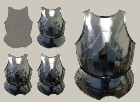 Armor Shading Tutorial, Armor Painting Tutorial Digital Art, Metal Shading Reference, Metal Coloring Reference, How To Shade Armor, Metal Armor Drawing, Armor Tutorial Drawing, Armor Painting Tutorial, Metal Digital Art Tutorial