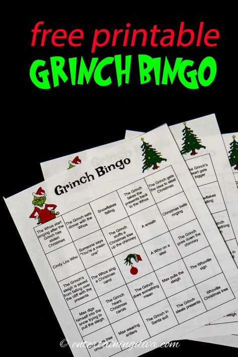 For an easy Christmas game, try this free printable Grinch bingo that is holiday fun for the whole family no matter what their age. Grinch Day Activities 4th Grade, Grinch Bingo, Free Printable Grinch, Game To Play With Friends, Grinch Printable, Christmas Games To Play, Fun Family Christmas Games, Christmas Gift Exchange Games, The Grinch Movie