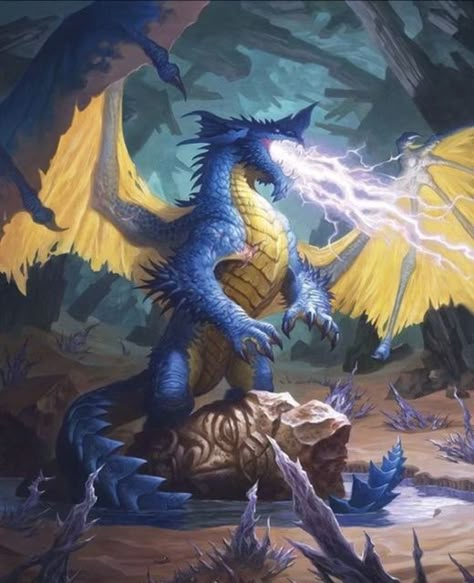 Gryphon Rider, Candlekeep Mysteries, Blue Dragon Art, Wyvern Art, Storm Dragon, Dnd Creatures, Dungeons And Dragons Adventures, Dragon Artwork Fantasy, Dnd Dragons