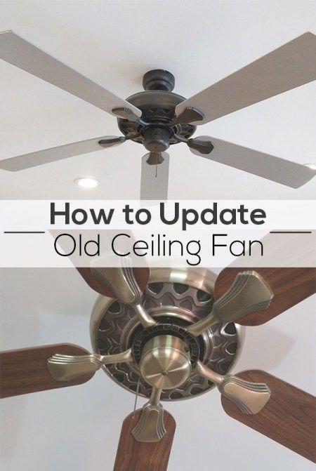 Ceiling Fan Diy, Ceiling Fan Update, Music Room Office, Old Ceiling, Ceiling Fan Makeover, Farmhouse Ceiling Fan, Old Fan, Painting Ceiling Fans, Diy Ceiling