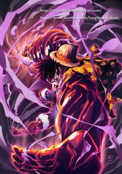 MONKEY D. LUFFY Fourth Gear by marvelmania Luffy Gear Fourth, Kartu Tarot, Luffy Gear 4, One Piece Figure, Gear 4, One Piece Wallpaper Iphone, Man Wallpaper, One Piece Drawing, One Piece Images