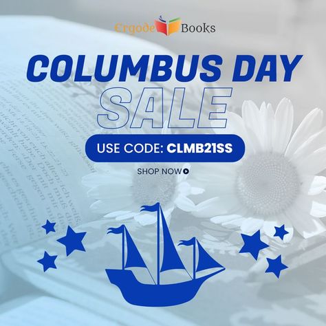 A memorable day for American🇺🇸 Treat yourself to extra 5% off Columbus Day Sale!! Use Code: CLMB21SS at checkout ➕ Free Shipping✈️✈ 🛒 Shop Now!! . . . #ergodebooks #columbusdaysale #columbusday #christophercolumbus #columbus #america #savecolumbus #nativeamerican #savecolumbusday #protectcolumbus #cristoforocolombo #history #italianamericans #columbusdayweekend #october #rediscoverhistory #knowcolumbus #savebig #savemoney Columbus Day Sale, Christopher Columbus, Columbus Day, Columbus, Special Offer, Saving Money, Gift Shop, How To Memorize Things, Shop Now