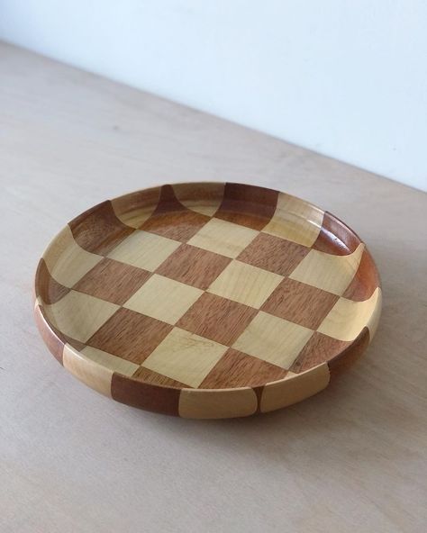 Checkered Clay Tray, Wooden Jewelry Dish, Clay Tray, Ceramic Jewelry Dish, Ceramic Jewelry, Jewelry Dish, Wooden Jewelry, Wood Shop, Beautiful Hand