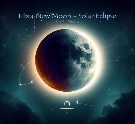 2023 Libra New Moon Solar Eclipse Solar Eclipse In Libra 2024, Libra New Moon, Luna Eclipse, New Moon Solar Eclipse, Sun In Libra, Celestial Event, Aries And Libra, Eclipse 2024, Agent Of Change