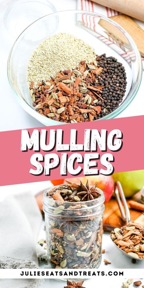 If you love mulled apple cider or wine in the fall then you are going to want to have a batch of these Mulling Spices on hand. Warm spices that offer a comforting flavor, plus makes your house smell wonderful.  #mulling #spices Diy Mulling Spices, Mulling Spices Gift, Mulled Wine Gift, Mulled Wine Spices, Mulled Apple Cider, Mulled Wine Recipe, Mulling Spices, Spice Gift, Mulled Cider