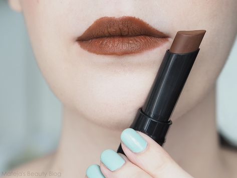 Bourjois Rouge Velvet the Lipstick 14 Brownette and 16 Caramelody - Mateja's Beauty Blog Bourjois Rouge Velvet Lipstick, Neutral Skin Tone, Warm Skin Tone, Velvet Lipstick, Brown Shades, Care Skin, Makeup Hair, Beauty Blog, Skin Tones