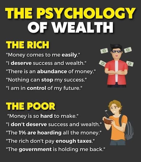 Difference between rich and poor and their way of thinking Financial Advisor Career, Business Books Worth Reading, Get Paid Online, Self Help Skills, Financial Prosperity, Financial Fitness, Money Strategy, Money Management Advice, Affiliate Marketing Training