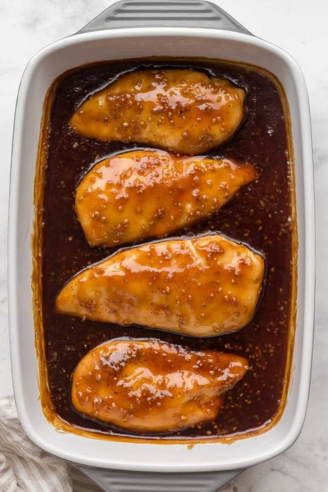 Baked Chicken Recipes With Sauce, Honey Roast Chicken, Honey Garlic Chicken Baked Easy, Baked Honey Garlic Chicken Tenders, Honey Chicken Recipe Easy Baked, Honey Garlic Chicken Sheet Pan, Easy Oven Recipes Dinners, Honey Garlic Chicken Oven, Flat Chicken Breast Recipes