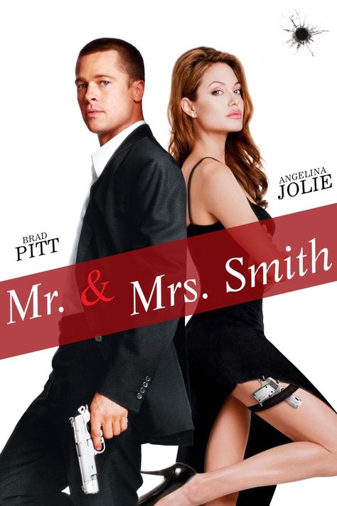 Mr Mrs Smith, Mr And Mrs Smith, Brad Pitt And Angelina Jolie, Mr & Mrs Smith, Mrs Smith, About Time Movie, Movie List, Comedy Movies, Mr And Mrs