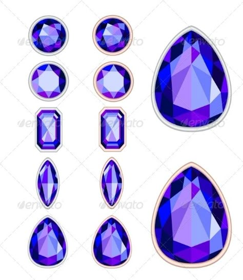 How To Draw Gemstones, How To Draw Jewelry, How To Draw Gold, Gemstones Drawing, Painted Gemstones, Draw Gemstones, Jewel Drawing, Gem Drawing, Gem Tattoo