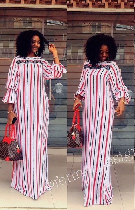 Crepe Gown Styles, Kaftan Styles, Long African Dresses, African Print Dress Ankara, African Inspired Clothing, Dressy Casual Outfits, African Print Dress Designs, African Maxi Dresses, Crepe Gown