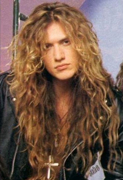 Rock Guys Long Hair, 80s Long Curly Hair, 70s Men Long Hair, Long Blonde Hair Men Aesthetic, Men’s Long Hair Layers, 80s Men Long Hair, 80s Rock Hairstyles Men, Drummer Hairstyles, 80s Hairstyles Rockstar