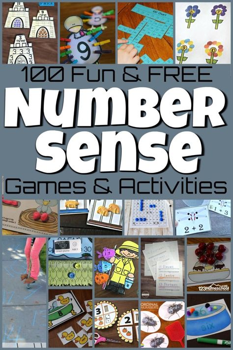 As you teach number sense, or a child's ability to count understand the relationship between the numeral and a tangible objects, and write their numbers is is important that children have to keep them engaged and eager to learn. The most fun you can have is with number sense games. These fun number sense activities are great to build number sense as you teach your toddler, preschool, pre-k, kindergarten, and first grade students. Number Sense Activities Kindergarten, Number Sense Games, Number Sense Kindergarten, Number Sense Activities, Senses Activities, Teaching Numbers, Back To School Crafts, Printable Numbers, Games And Activities