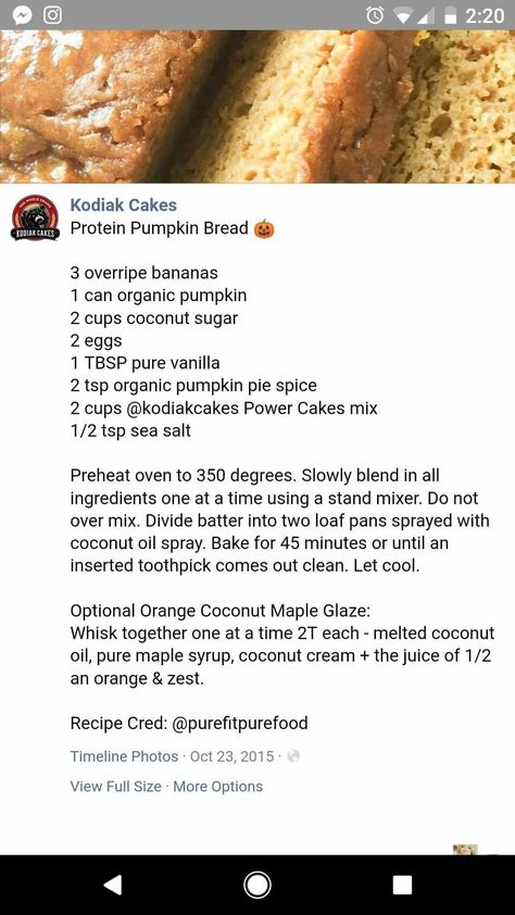 Kodiak cakes pumpkin bread Kodiak Pumpkin Bread, Pumpkin Kodiak Pancakes, Kodiak Cake Pumpkin Bread, Kodiak Banana Bread, Kodiak Cake Banana Bread, Pumpkin Kodiak, Pumpkin Muffins With Kodiak Cakes, Pumpkin Kodiak Muffins, Kodiak Cakes Pumpkin Banana Bread