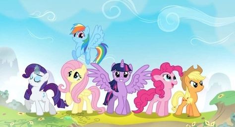 Mlp Main 6, Mane 6, My Little Pony Characters, Pinkie Pie, Mlp My Little Pony, Cartoon Character Design, Fluttershy, Twilight Sparkle, Rainbow Dash