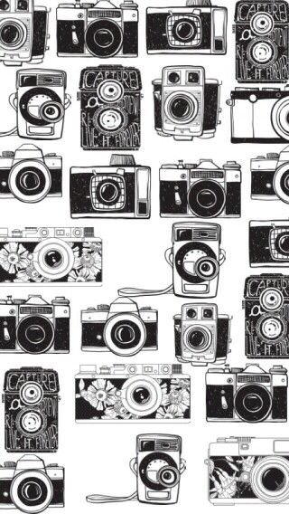 Que tal elas?!câmeras tumblr para seu wallpaper Camera Background Wallpapers, Fotocamere Vintage, Camera Tattoos, Camera Wallpaper, Camera Drawing, Camera Tattoo, Camera Art, Wallpaper Pastel, Wallpaper Vintage