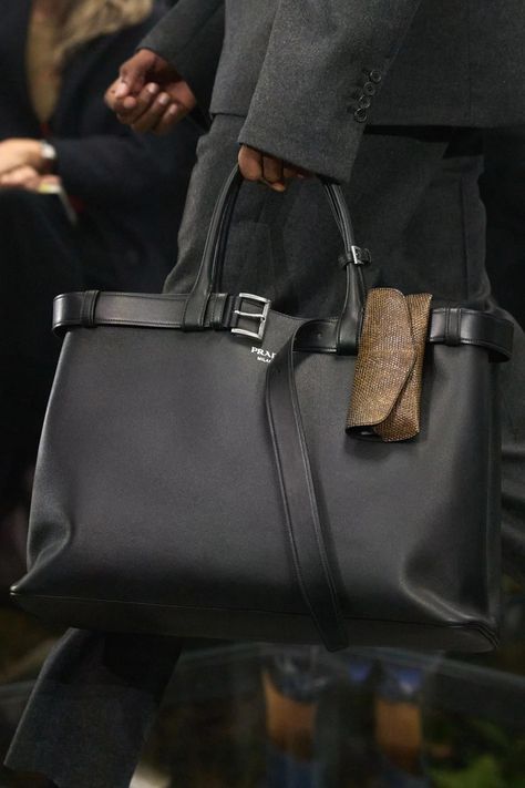 Prada Fall 2024 Menswear Fashion Show | Vogue Outlander Magazine, Prada Belt Bag, Prada Belt, Prada Menswear, 2024 Menswear, Bag Obsession, Fall 24, Prada Eyewear, Menswear Fashion Show