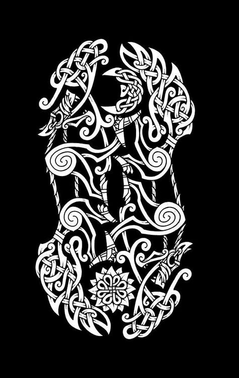 Skoll Hati, Skoll And Hati, Celtic Knot, Art Nouveau, Tattoos, Quick Saves, Art