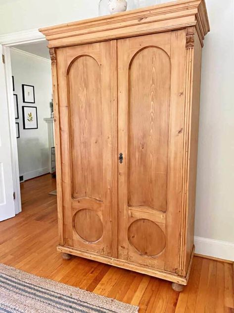 DIY Craft Storage Cabinet Story · Chatfield Court Diy Craft Storage Cabinet, Diy Craft Cabinet, Craft Storage Cabinet, Diy Craft Storage, Craft Armoire, Craft Storage Cabinets, Cute Storage Boxes, Painted Armoire, Ribbon Storage