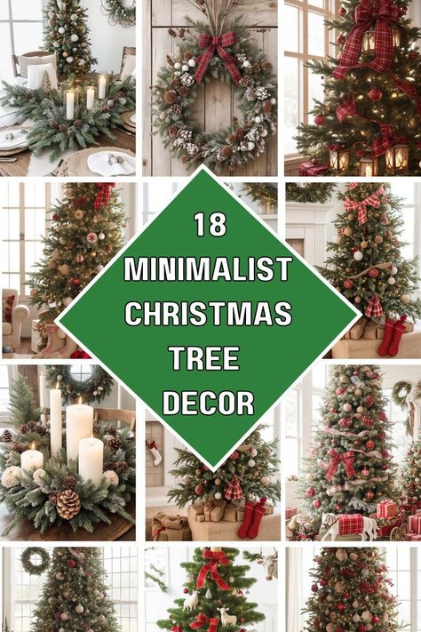 Simple, handcrafted wooden trees, stars, or animals, often in neutral tones or light wood finishes. Farmhouse Christmas Tree Decor Ideas, Minimalist Christmas Tree Decor, Farmhouse Christmas Tree Decor, Christmas Tree Inspiration Simple, Elegant Christmas Tree Decorations, Wooden Trees, Christmas Tree Decor Ideas, Tree Decor Ideas, Minimalist Christmas Decor