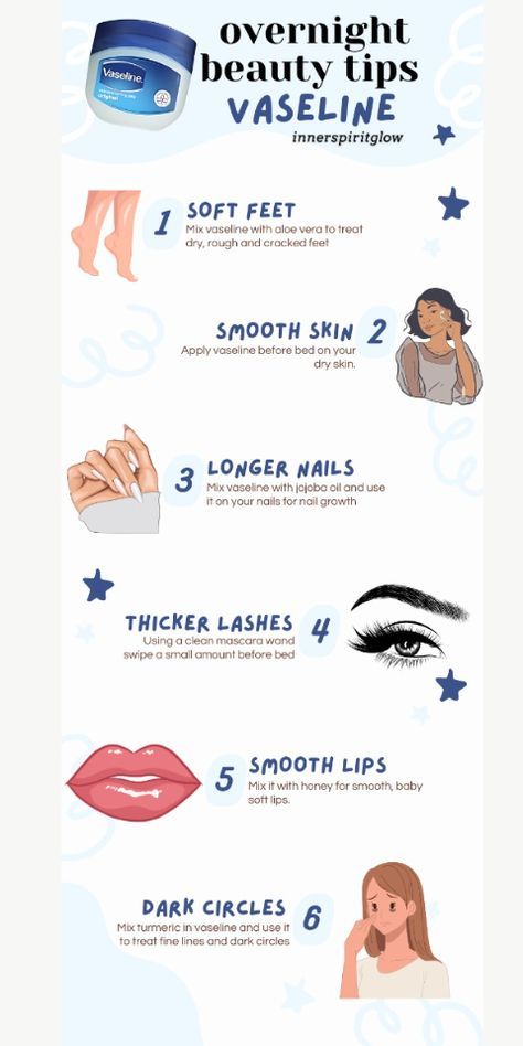 Beauty Tips Natural, Overnight Beauty Tips, Beginner Skin Care Routine, Vaseline Beauty Tips, Skin Care Basics, Skin Advice, Skin Care Routine Order, Clear Healthy Skin, Beautiful Skin Care