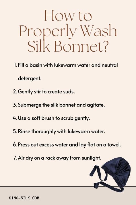 Cleaning silk bonnets needs to be done with caution, as the fabric is quite delicate. If not taken care of in the right manner, it could get easily damaged. In this article, we will teach you how to properly clean a silk bonnet to keep it nice and soft for years to come. Silk Bonnet Aesthetic, Silk Bonnet Benefits, How To Make A Silk Hair Bonnet, Best Silk Hair Bonnets, Bonnet Aesthetic, Satin Bonnet Benefits, Silk Hair Bonnet, Silk Sleep Bonnet, Black Silk Bonnet