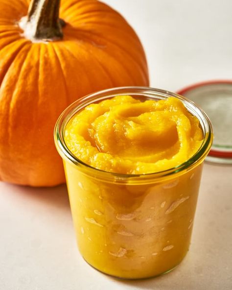 Here's How to Tell If Your Pumpkin Purée Is Still Good to Eat — Tips from the Kitchn Pumpkin Pie Puree, Making Pumpkin Puree, Candida Cleanse Diet, Keto Pumpkin Recipes, Canning Jelly, Inspired Taste, Pumpkin Puree Recipes, Pumpkin Pie Ideas, Unusual Recipes