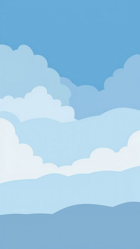 Blue sky and beautiful cloud with meadow backgrounds abstract outdoors | premium image by rawpixel.com / Boom Sky Blue Background Design, Clouds Cartoon Background, Cloudy Illustration, Iphone Wallpaper Clouds, Cloud Graphic Design, Minimalist Iphone Wallpaper, Wallpaper Clouds, Cartoon Sky, Sky Vector