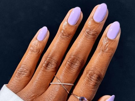 20 Lavender Nail Ideas to Try for a Pretty Pastel Manicure — Byrdie Lavender Nail Ideas, Pastel Manicure, Oat Milk Latte, Lavender Nails, Aesthetic Clothing, Oat Milk, Purple Nails, Pretty Pastel, Nails Inspiration