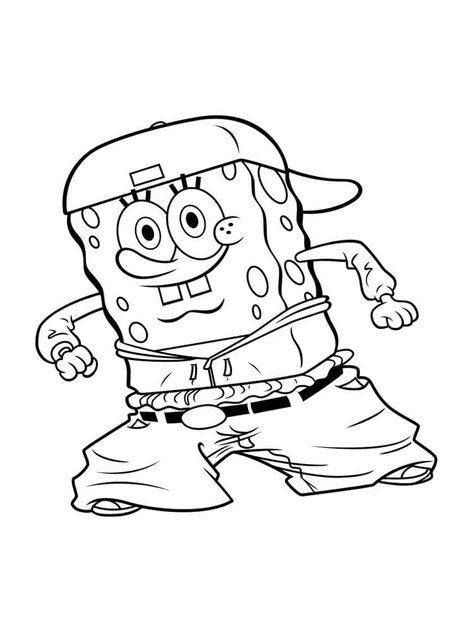 Spongebob Coloring, Spongebob Drawings, Star Coloring Pages, Color Sheets, Cartoon Coloring, Coloring Pages Inspirational, Easy Doodles, Coloring Pages Free Printable, Doodles Drawings