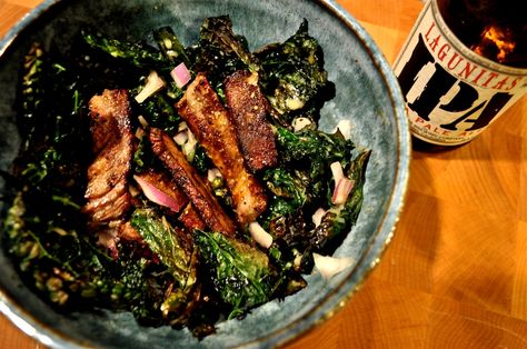 crispy kale and steak salad with a pale ale dijon dressing Healthy Recipes Meal Prep, Meal Prep Hacks, Recipes Meal Prep, Crispy Kale, Fed And Fit, Dijon Dressing, Paleo Salads, Steak Salad, How To Eat Paleo