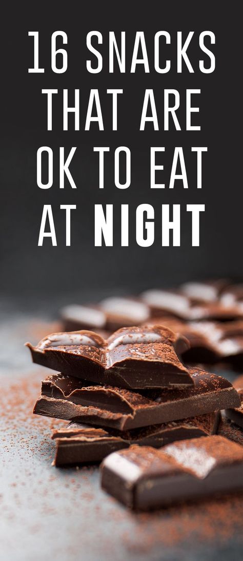 Craving a snack late at night? It's okay! There are plenty of nutritious and tasty snacks you can sneak in before bed and not bust your diet, like frozen blueberries, dark chocolate, protein cake batter and more! Midnight Snacks Aesthetic, Cake Batter Protein, Healthy Late Night Snacks, Healthy Bedtime Snacks, Protein Cake, Tasty Snacks, Eating At Night, Late Night Snacks, Night Snacks