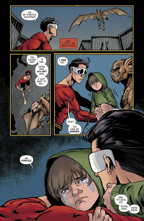 Plastic man #3 (2018) Plastic Man Fanart, Plastic Man Dc, 90s Xmen, Comic Scene, Man Bat, Dc Fanart, Patrick O'brian, Plastic Man, Comic Book Panels