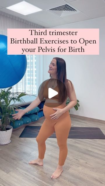 Alice | Physiotherapist Pre/Postnatal Exercise Specialist on Instagram: "🌟 Third trimester Birth Prep : Birthball 🌟 

These are some of my favourite birth prep exercises for my 2nd & 3rd trimester girlies 🤰🏻😅. 

The aim of these exercises is to open up the pelvis by gently stretching all of the muscles around the pelvis and lower back. The pelvis is usually quite a rigid structure but during pregnancy with all of the hormonal changes the pelvis has the ability to move and open by upto 30% with these types of movements 💪🏼😀.

A more mobile pelvis, means more space for baby to find a better position for a natural birth, and a much smoother transition through the birth canal 🐣💖.

These can be started at anytime during pregnancy but should be done regularly from 34 weeks onwards.

Eac Birth Prep Stretches, Pregnancy Stretches Third Trimester, Pregnancy Stretches, 3rd Trimester, Third Trimester, Hormonal Changes, Trimesters Of Pregnancy, Natural Birth, Pregnancy Workout