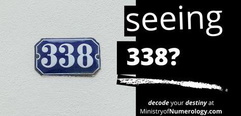 Do you keep seeing the number 338 popping up everywhere? Are you curious about what it means? Angel number 338 has a deep and significant meaning that can help guide you on your life's path. #numerology #angelnumbers #angelnumber Number Patterns, Angel Guidance, Spiritual Messages, Angel Numbers, Life Path, Love Messages, Personal Growth, Destiny, Meant To Be