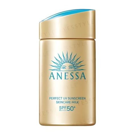 Shiseido - Anessa Perfect UV Sunscreen Skincare Milk SPF 50+ PA++++ | YesStyle Shiseido Sunscreen, Sunscreen Skincare, Uv Sunscreen, Lifestyle Art, Makeup Primer, Skin Care Tools, Skin So Soft, Spf 50, Men's Grooming