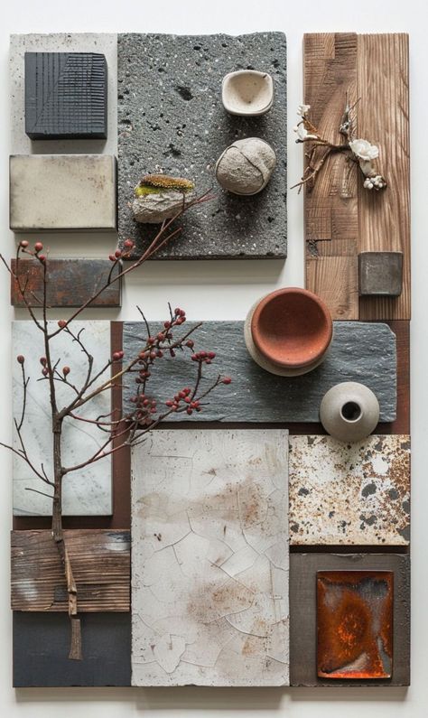 Moodboard Interior Design, Interior Design Materials, Materials Board, Materials Board Interior Design, Mood Board Interior, Willemstad, Material Board, Interior Design Consultation, Interior Design Rustic