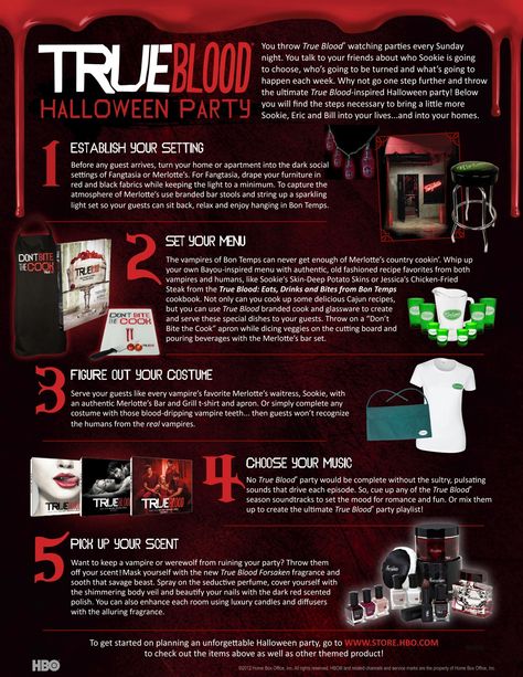 The HBO store has all the gear you need for that True Blood Halloween party. True Blood Party, Lucky Ducks, Kristin Bauer, Hbo Tv Shows, Themed Halloween Party, Blood Photos, Vampire Party, Filmmaking Cinematography, Vampire Love