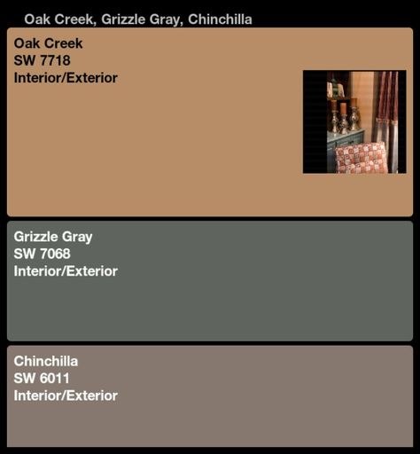 Sw Chinchilla, Grizzle Gray, Color Pallete, Modern Cottage, Love Dream, Furniture Styles, Industrial Chic, Interior Exterior, Beams