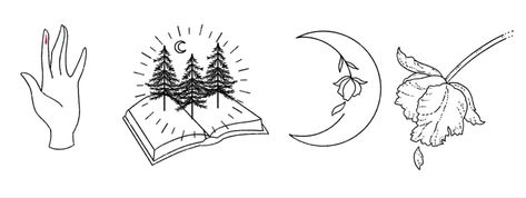 Twilight Small Tattoo, Forever Twilight Tattoo, Twilight Tattoos Aesthetic, Tiny Twilight Tattoo, Twilight Theme Tattoo, Twilight Inspired Tattoos Minimalist, Twilight Book Tattoo, Twilight Line Art, Twilight Aesthetic Tattoo