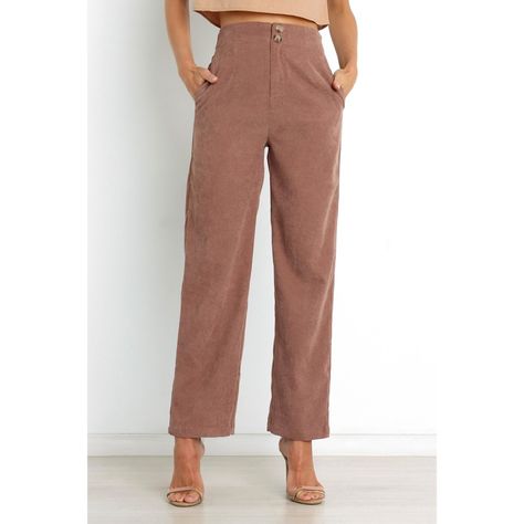 Corduroy pants are the perfect addition to any wardrobe, no matter your style! With their effortless and versatile style, these pants will instantly become a staple in your everyday look. Featuring a high waisted fit with an elasticised back waistband, they hug you in all the right places while offering a relaxed straight leg and comfortable roomy fit. Comfortable Work Clothes, Mom Pants, Petal And Pup, Work Pants Women, Office Casual Outfit, Office Outfits Women, Womens Business Casual, Corduroy Fabric, Professional Dresses