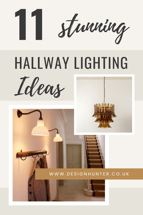 Stylish hallway lighting ideas, including wall-mounted lamps and a statement chandelier. Wall Lights Hallway Entrance, Landing Lighting Ideas Upstairs, Hallway Wall Lighting Ideas, Landing Lighting Ideas, Hallway Wall Lighting, Landing Lighting, Hallway Lighting Ideas, Contemporary Hallway, Hallway Wall Lights