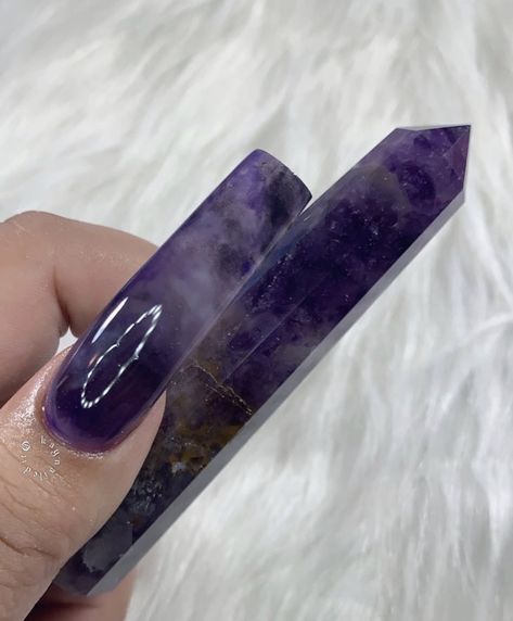 Amethyst Nails, Witch Nails, Goth Nails, Exotic Nails, Nail Tattoo, Crystal Nails, Prom Nails, Healthy Nails, Coffin Nails Designs