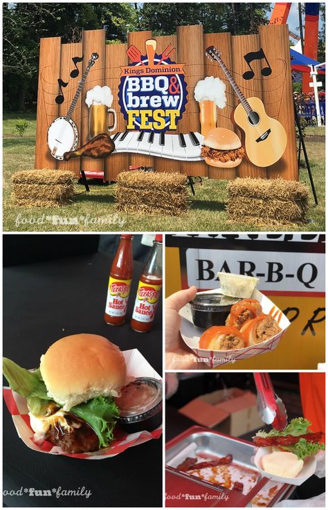 Kings Dominion BBQ & Brew Fest 2016 - If you LOVE BBQ like we do, then you've got to check out Kings Dominion's BBQ & Brew Fest. So good! ‪#‎ad‬ ‪#‎KDFirstTimer‬ Bbq Event, Kings Dominion, Brew Fest, Bbq Festival, Bar B Q, Beer Fest, Entertainment Company, Beer Festival, Family Farm