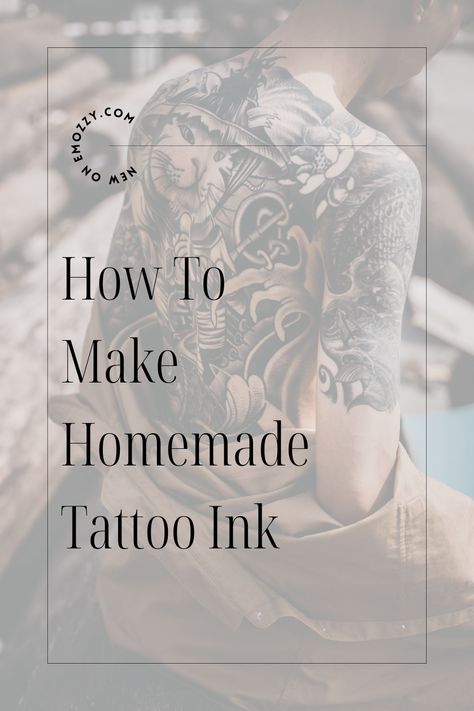 How To Make Homemade Tattoo Ink How To Make Tattoo At Home, How To Do Tattoos At Home, How To Make Homemade Tattoos, How To Do A Tattoo At Home, How To Give Yourself A Tattoo At Home, Homemade Tattoo Ink, Homemade Tattoo, Photos Tattoo, How To Make Ink