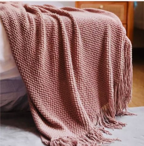 Nordic Sofa, Fringe Throw Blanket, Simple Sofa, Blanket Shawl, Warm Throw Blanket, Sofa Throw Blanket, Knit Throw, Knitted Blanket, Knit Throw Blanket