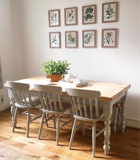 Farmhouse Dining Benches, Wood Top Dining Table, Weathered Oak Stain, Farmhouse Chairs, Kitchen Table Wood, Reclaimed Wood Dining Table, Farmhouse Kitchen Tables, Diy Farmhouse Table, Farmhouse Dining Chairs