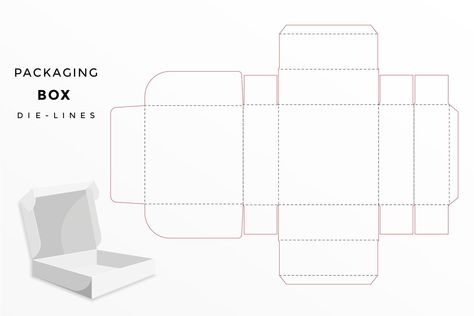 Box Packaging Templates, Cube Template, Box Design Templates, Die Cut Boxes, Packaging Template Design, Paper Box Template, Packaging Template, Corrugated Box, Free Boxes